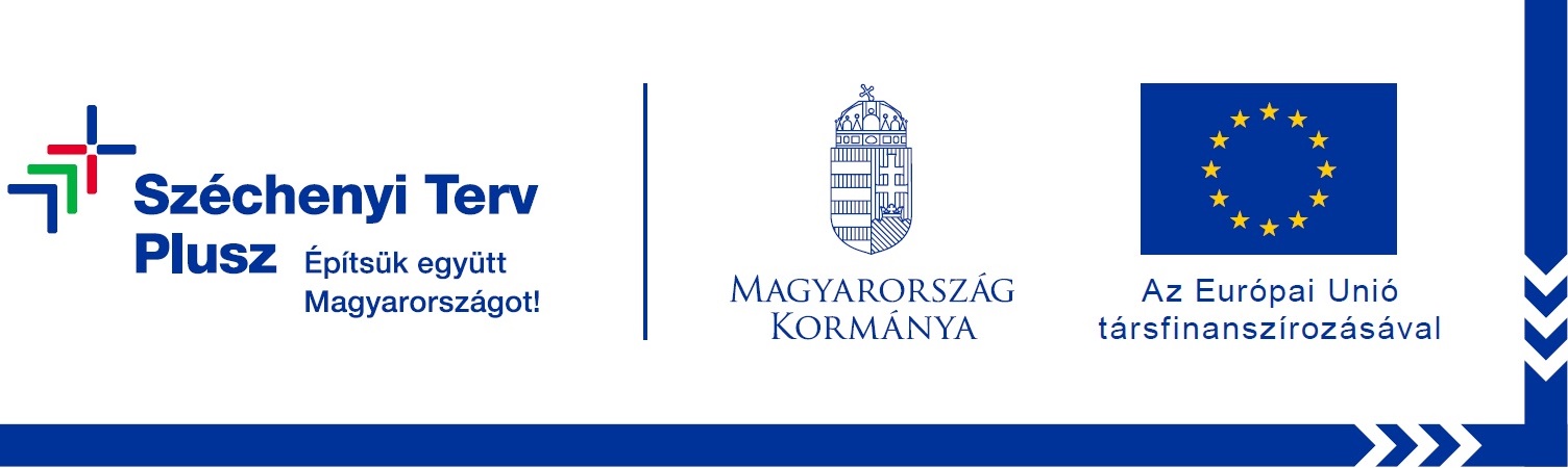Széchenyi Terv Plusz - Magyarország Kormánya - Az Európai Unió társfinanszírozásával - Európai Regionális Fejlesztési Alap